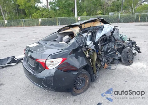 2018 Toyota Corolla Le из США, поврежденный, VIN 2T1BURHE4JC040610